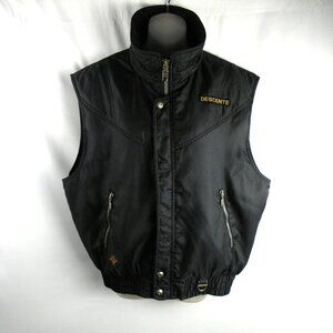 Vintage Men’s Black Descente Zipper Ski Snowboard Vest L